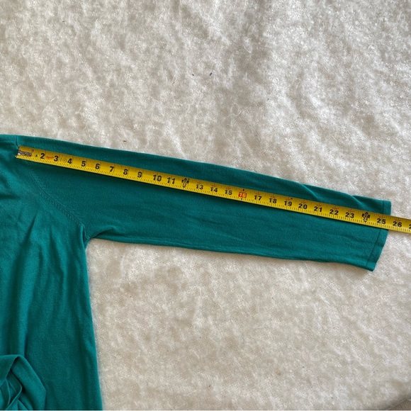 Jessica London Teal Knit Boatneck Sweater Size 14/16 Cozy Casual Knit - Picture 8 of 10